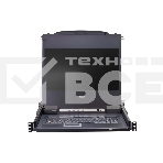 Портовый переключатель 16 с KVM консолью ATEN 16-Port PS/2-USB VGA Single Rail 17.3