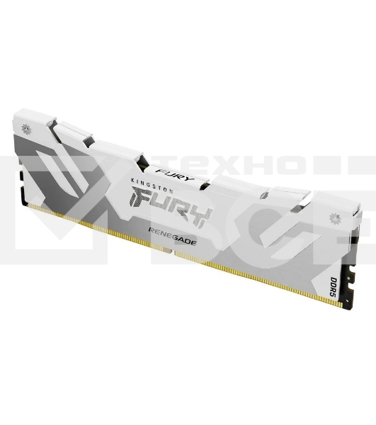 Оперативная память Kingston Fury Renegade, DDR5, 16GB (1x16GB), 8000MHz, CL38, с радиатором, белый