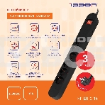 Сетевой фильтр Ippon NF-EU-3-16 3 м, 6 розеток, черный, коробка, фото8