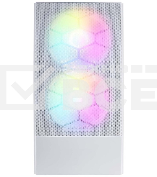 Корпус 1STPLAYER FIREBASE X4-M White / mATX, TG / 1x120mm & 2x140mm LED fans inc. / X4-M-WH-2F1P-W-1F1-W