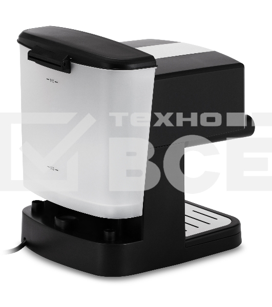 Кофеварка рожковая Vitek VT-1523(MC) черный/серебристый, исп. кофе - молотый, 1.5 л, 850 Вт, 15 Бар.