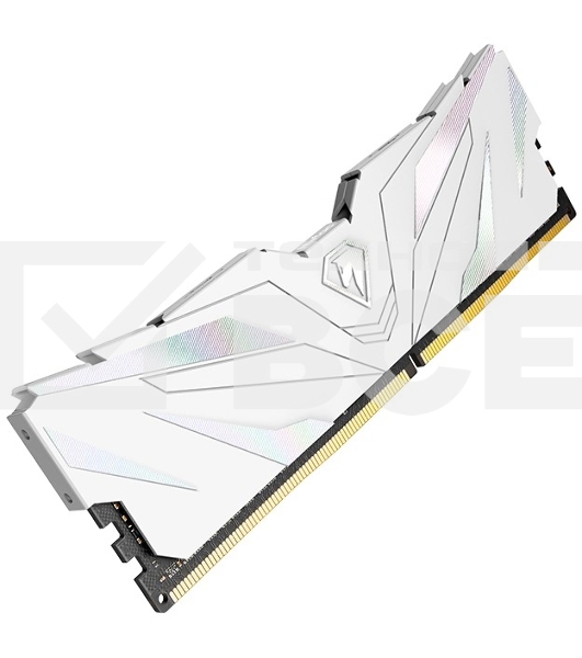 Оперативная память NETAC Shadow II, DDR5, 32GB (2x16 GB), 4800 MHz, CL40, радиатор, белый