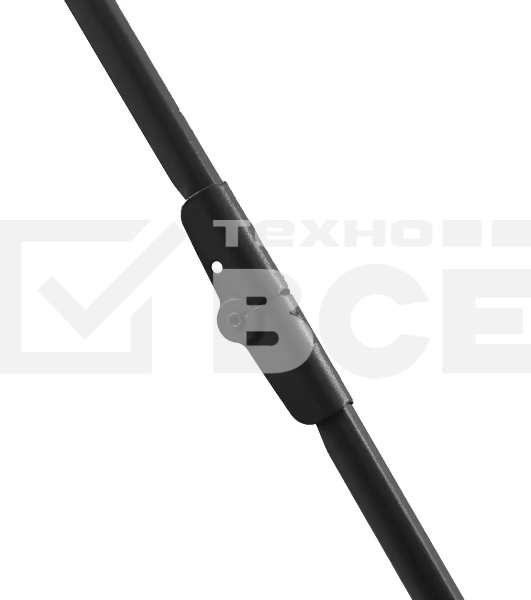 Сушилка для белья НИКА СБТ18/Ч напольная, 18 м, черный, рабочее полотно из труб D-10 мм