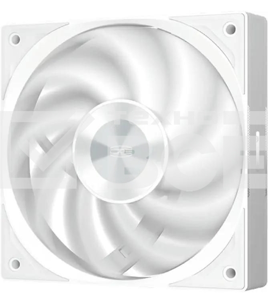 Вентилятор для корпуса PCCooler F5 R120 белый, 120 мм, 2200 об/мин, 32 дБ, 4 pin