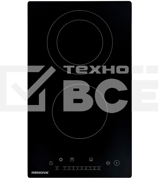 Электрическая варочная панель Renova TC-230L1BS1 чёрный