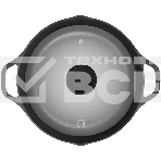 Сотейник Rondell Pacific RDA-1907 d=28см (с крышкой) графитовый, фото2