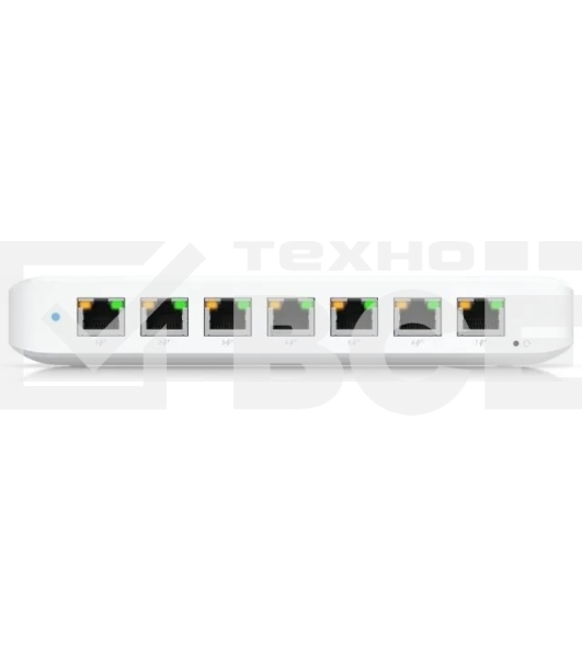 Коммутатор Ubiquiti UniFi Switch Ultra 60W PoE-коммутатор, 8х 1G RJ45, раздача 52 Вт