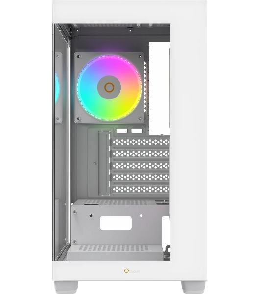 Компьютерный корпус Case Ocypus Gaммa C52 WH ARGB mATX/win/white/3 ARGB fans/no PSU/Tempered Glass