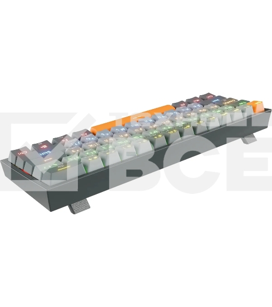 Клавиатура проводная REDRAGON Fizz RU,Rainbow,красные свитчи, механическая