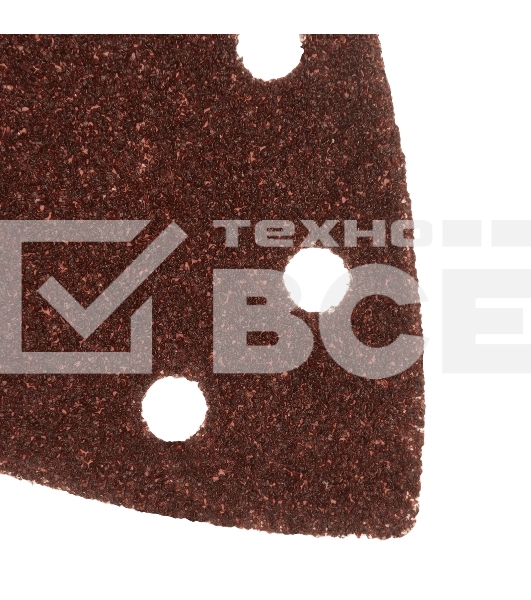 Треугольник абразивный Denzel на ворc. подложке под 