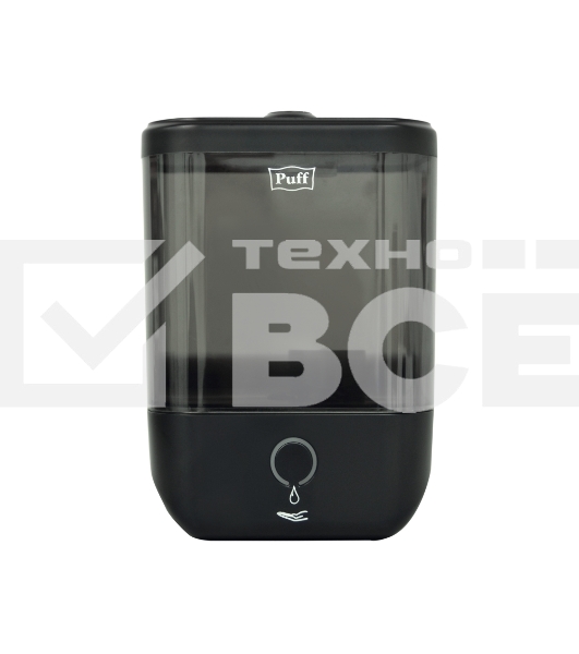 Автоматический дозатор для жидкого мыла Puff 8190Bl, 1000 мл, черный