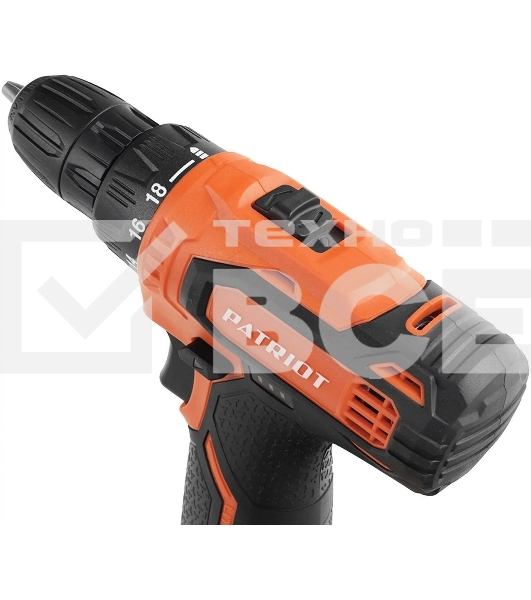 Дрель-шуруповерт аккумуляторная Patriot BR 119Li, Аккумуляторная, 12В, 2 АКБ