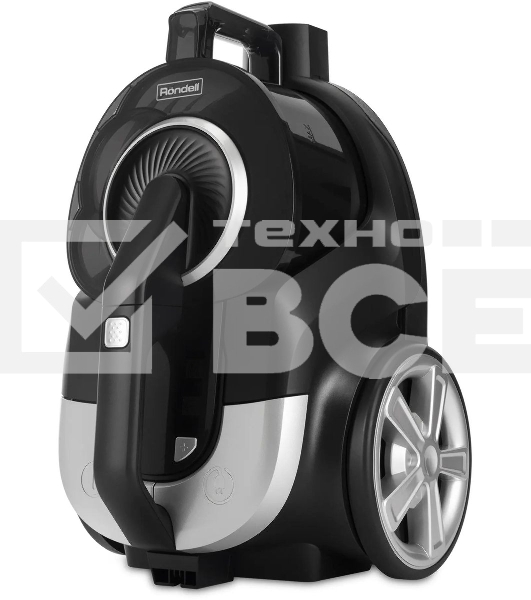 Пылесос Rondell RDE-2060 черный/серый, 500/2400 Вт, уборка сухой, пылесборник контейнер 2.5 л