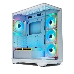 Корпус ATX Xastra Q600 6ARGB-C10-UC White без БП, боковая панель из закалённого стекла, USB 3, USB Type-C, фото 1