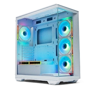 Корпус ATX Xastra Q600 6ARGB-C10-UC White без БП, боковая панель из закалённого стекла, USB 3, USB Type-C