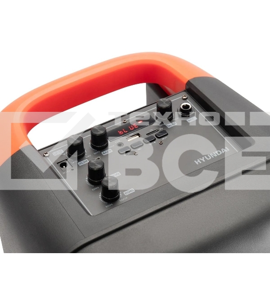 Минисистема Hyundai H-MC1236 черный 40Вт FM USB BT micro SD