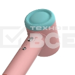 Фен Deerma DEM-CF51W розовый/бирюзовый, 1400 Вт, компактный, ионизация, фото3