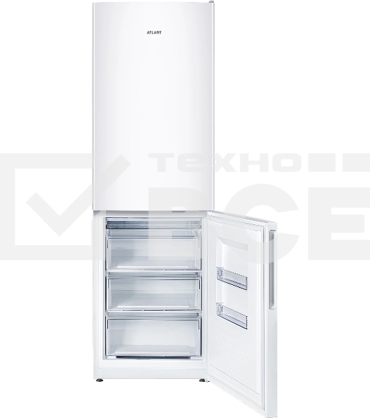Холодильник Atlant ХМ-4621-101 белый двухкамерный 205/119л морозилка снизу