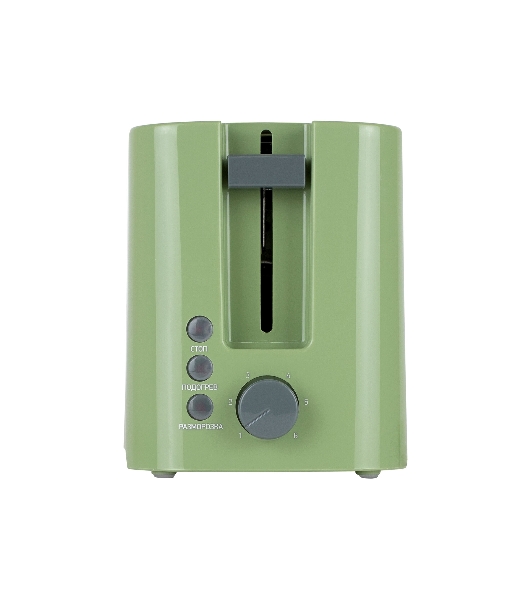 Тостер BBK TR81M зеленый, 800 Вт, 2 слота