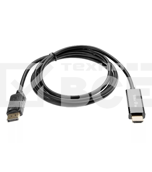 Кабель-переходник DisplayPort M-> HDMI M 1.8m Telecom [TA494)