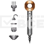 Фен Dyson Supersonic HD07 Bright Nickel/Bright Copper 1600Вт никель/медный, фото 1
