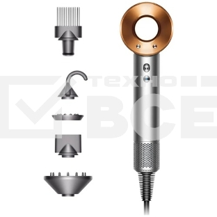 Фен Dyson Supersonic HD07 Bright Nickel/Bright Copper 1600Вт никель/медный