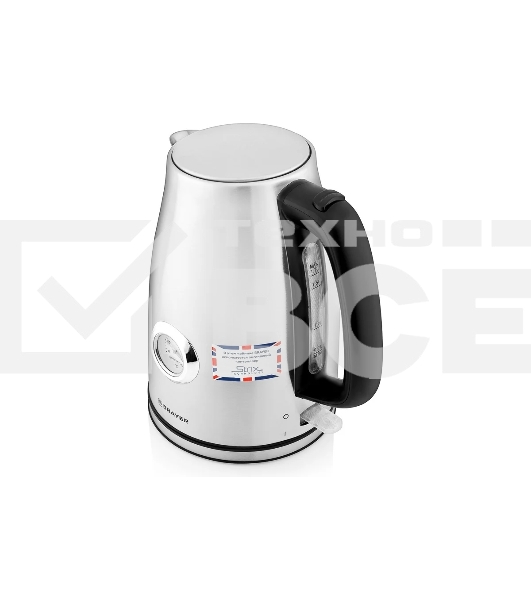 Чайник электрический BRAYER BR1022 2200Вт.1,7 л, STRIX, стальной, термометр.