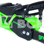 Цепная пила аккумуляторная GreenWorks GD40CS20Xk4, 40V, 40 см, 2000 Вт, бесщеточная,  c 1хАКБ 4 Ач И ЗУ (2008807UB), фото4