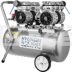 Компрессор поршневой Hyundai HYC 30250LMS безмасляный 300л/мин 50л 2000Вт серебристый/черный, фото5
