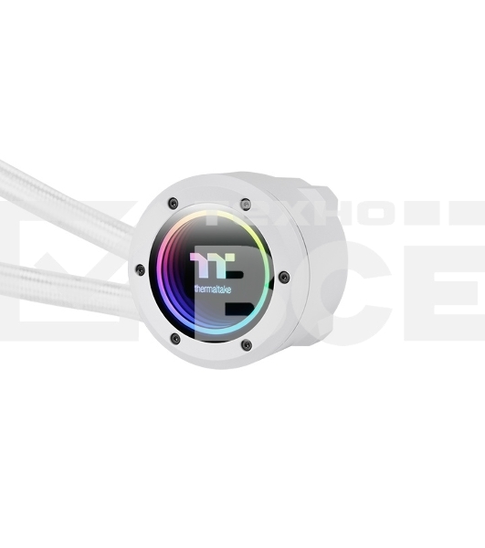 Система водяного охлаждения Thermaltake TH240 V2 Snow ARGB Soc-AM5/AM4/1200/1700/1851 белый 4-pin 25.8dB Al+Cu Ret (CL-W364-PL12SW-A)