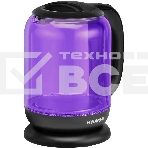 Чайник электрический Hyundai HYK-G5809 1.8л. 2200Вт фиолетовый/черный (корпус: стекло), фото6