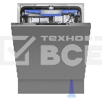 Встраиваемая посудомоечная машина Meferi MDW6073 Comfort, нержавеющая сталь, 59.8 см, 14 компл., 47 дБ, класс A, фото 1