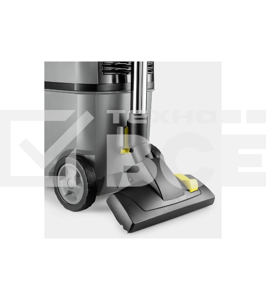Пылесос Karcher T 15/1 серый/черный, 585 Вт, уборка сухая, пылесборник мешок/контейнер, 15 л