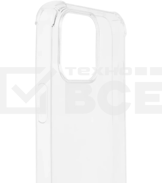 Чехол (клип-кейс) BoraSCO для Apple iPhone 16 Pro Max Bumper Case прозрачный