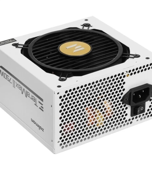 Блок питания Zalman TeraMax II 750W WHITE Retail (ZM750-TMX2 WH), 750Вт, 80 PLUS Gold, 120мм, модульный, белый