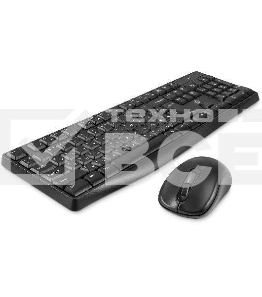 Комплект клавиатура + мышь Оклик S260W клав:черный мышь:черный USB беспроводная Multimedia (2066170)