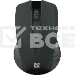 Мышь беспроводная Defender Accura MM-935 черный, 1600 dpi, радиоканал, USB, кнопки - 4, фото 1