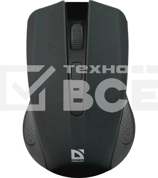Мышь беспроводная Defender Accura MM-935 черный, 1600 dpi, радиоканал, USB, кнопки - 4