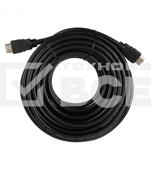 Кабель ACD-DHHM2-10M HDMI 2.0, Golden Plated,19m/19m, черный, 10м (742279)