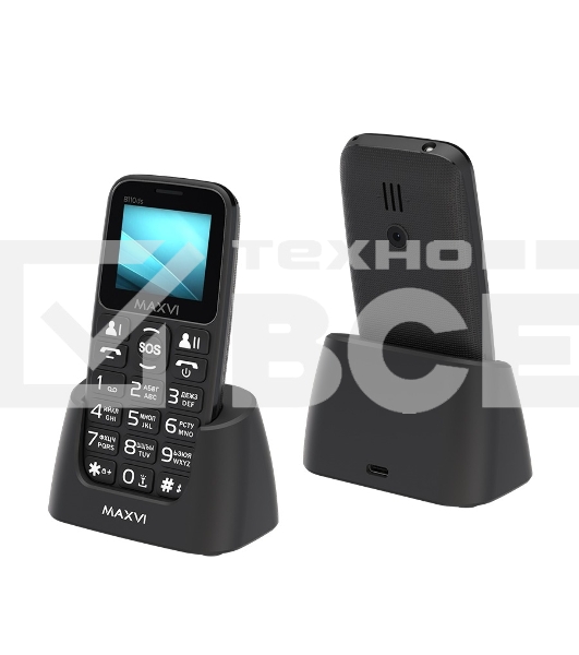 Мобильный телефон Maxvi B110ds черный