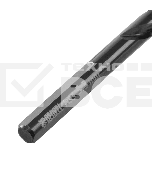 Сверло по металлу Denzel 5,5 мм, HSS-Tin, Golden Tip, 10 шт.