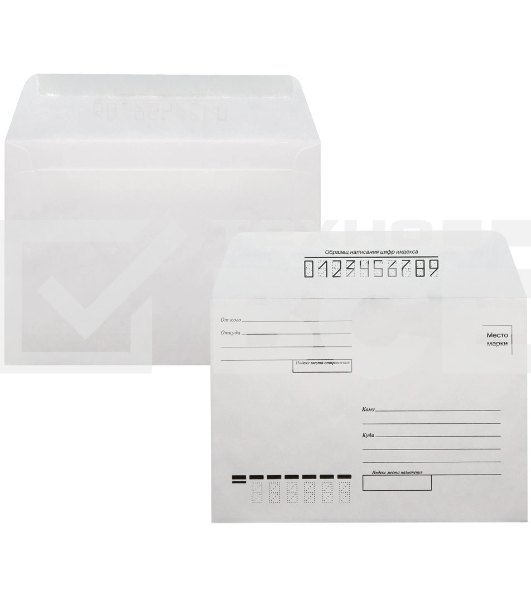 Конверт Silwerhof Eco 201 C6 114x162мм 