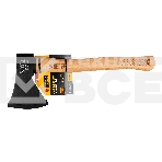 Топор Denzel 1000 г, кованый, буковое топорище, фото3