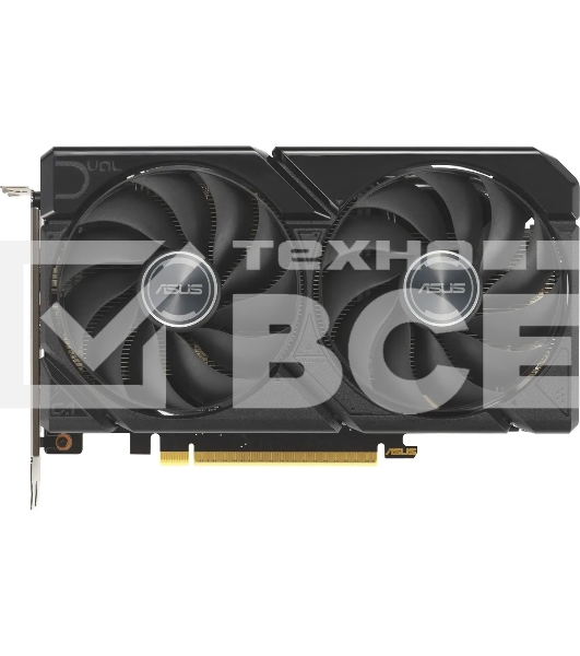 Видеокарта Asus PCI-E 5.0 DUAL-RX9060XT-16G AMD Radeon RX 9060XT 16Gb 128bit GDDR6 2550/20000 HDMIx1 DPx2 HDCP Ret