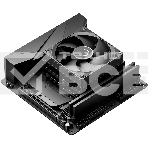 Кулер для процессора ID-COOLING IS-53-XT BLACK LGA1851/1700/1200/115X/AM5/AM4 низкопрофильный высота 53мм (24шт/кор, TDP 120W, PWM, 4 тепл.трубок/медная база, FAN 92мм, черный) BOX, фото2