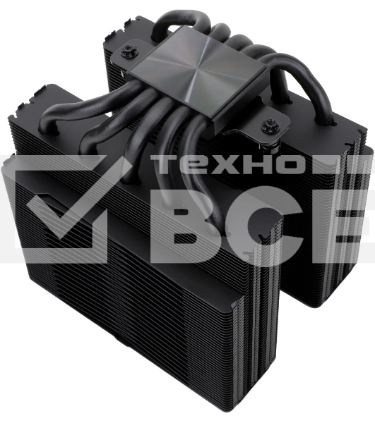 Кулер для процессора Thermalright Frost Coммander 140 черный (4-pin PWM, 158мм, Ni/CU, 8x5мм, 1x120мм+1x140мм, 82CFM/95.5CFM, 29.6dBA/30.2dBA, 1850RPM/1800RPM, S: 1700, 1200, 20XX, 115X, AM5, AM4)