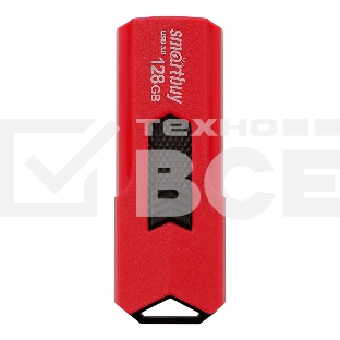 Флешка USB 3.0 Flash Drive 128 Gb Smartbuy STREAM красный (SB128 GbST-R3)