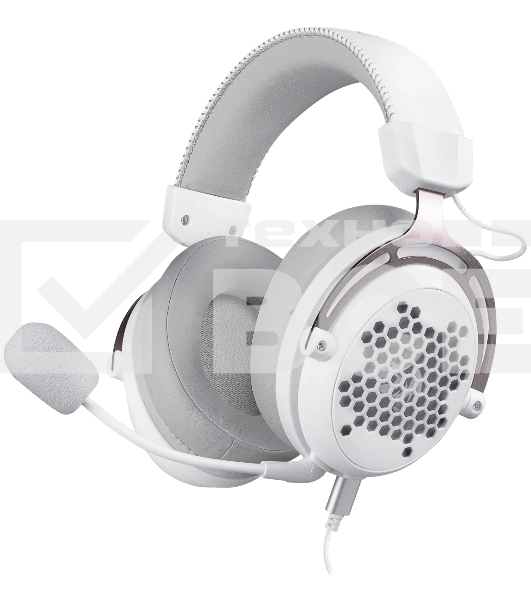 Гарнитура проводная игровая Defender Diomedes white (USB, звук 7.1, легкий, Redragon)