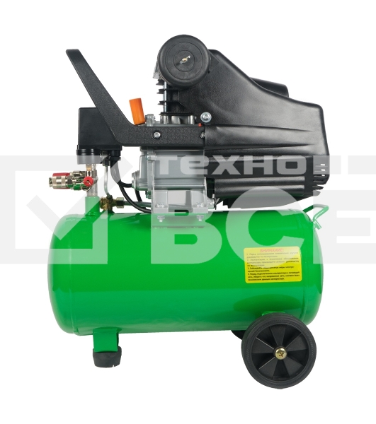 Компрессор КАЛИБР КМК-1600/24У 1.6кВт 8атм 24л 198л/мин 2выхода