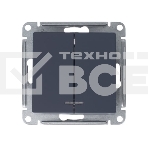 Механизм выключателя 2-кл. СП AtlasDesign 10А IP20 (сх. 5а) 10AX с подсветкой грифель, фото4